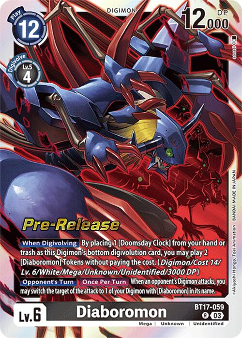 Diaboromon [BT17-059] [Secret Crisis Pre-Release Cards] | Event Horizon Hobbies CA