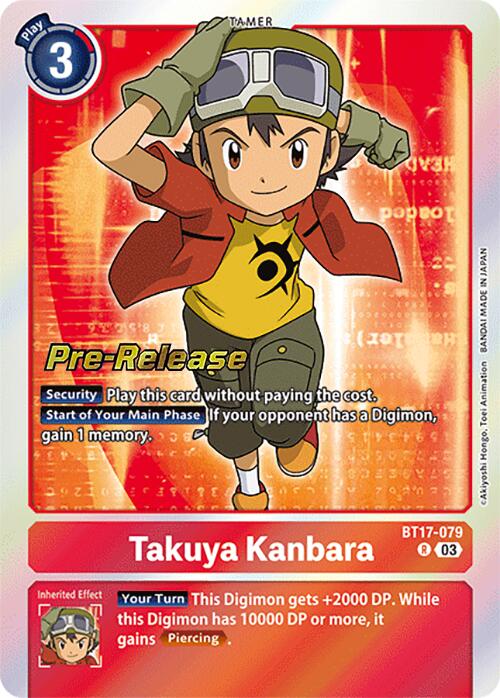 Takuya Kanbara [BT17-079] [Secret Crisis Pre-Release Cards] | Event Horizon Hobbies CA