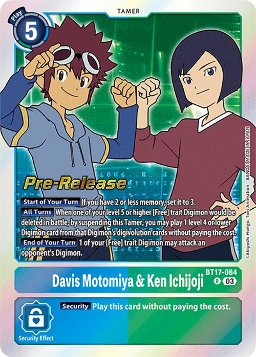 Davis Motomiya & Ken Ichijoji [BT17-084] [Secret Crisis Pre-Release Cards] | Event Horizon Hobbies CA