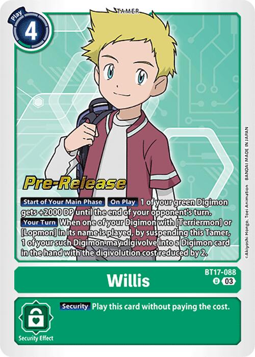 Willis [BT17-088] [Secret Crisis Pre-Release Cards] | Event Horizon Hobbies CA