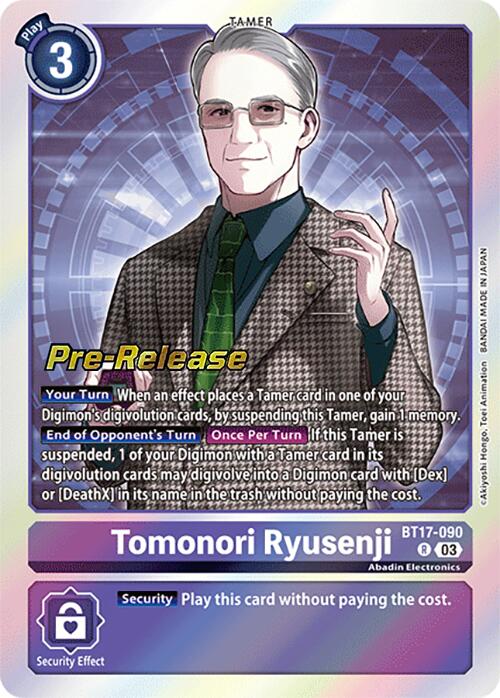 Tomonori Ryusenji [BT17-090] [Secret Crisis Pre-Release Cards] | Event Horizon Hobbies CA