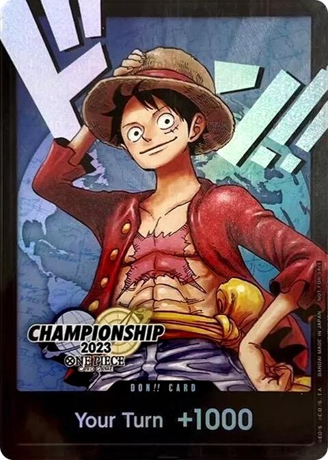 DON!! Card (Monkey.D.Luffy) (2023 World Championship Finals) [One Piece Promotion Cards] | Event Horizon Hobbies CA