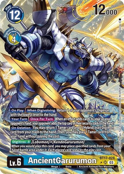 AncientGarurumon [BT17-028] (Alternate Art) [Secret Crisis] | Event Horizon Hobbies CA