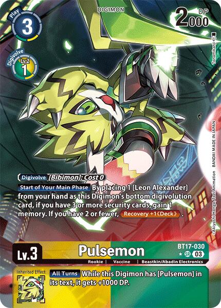 Pulsemon [BT17-030] (Alternate Art) [Secret Crisis] | Event Horizon Hobbies CA