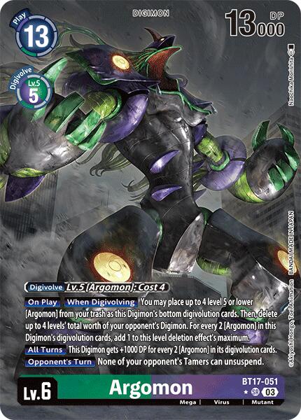 Argomon [BT17-051] - BT17-051 (Alternate Art) [Secret Crisis] | Event Horizon Hobbies CA