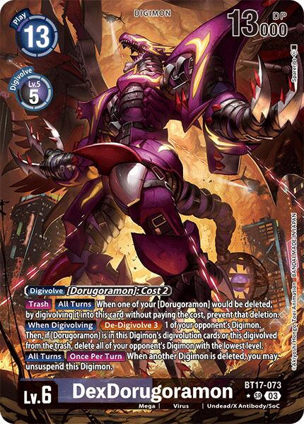 DexDorugamon [BT17-073] (Alternate Art) [Secret Crisis] | Event Horizon Hobbies CA