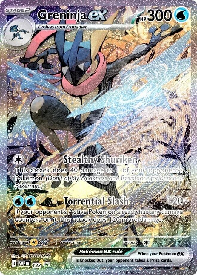 Greninja ex (132) [Scarlet & Violet: Black Star Promos] | Event Horizon Hobbies CA