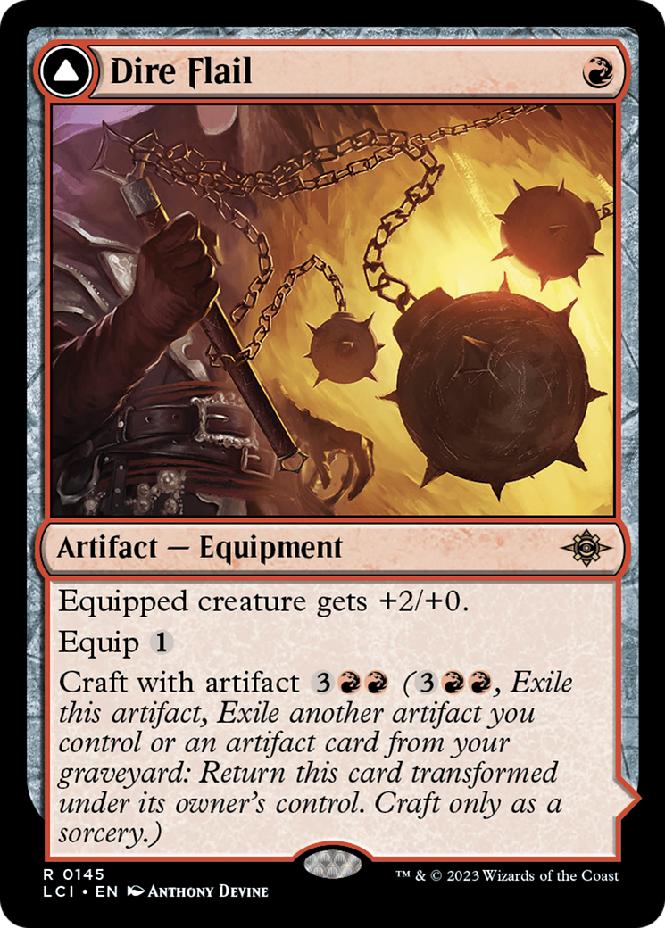 Dire Flail [The Lost Caverns of Ixalan] | Event Horizon Hobbies CA