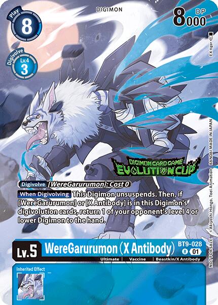 WereGarurumon (X Antibody) [BT9-028] (2024 Evolution Cup) [X Record Promos] | Event Horizon Hobbies CA