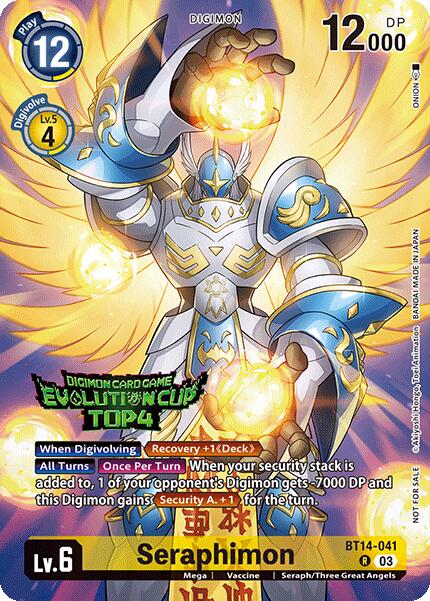 Seraphimon [BT14-041] (2024 Evolution Cup Top 4) [Blast Ace] | Event Horizon Hobbies CA