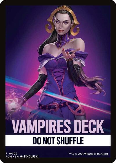 Vampires Deck Theme Card [Foundations Tokens] | Event Horizon Hobbies CA