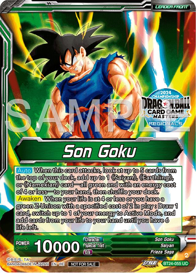 Son Goku // SS Son Goku, Beginning of a Legend (BT24-055) [Promotion Cards] | Event Horizon Hobbies CA