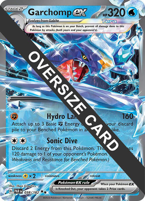 Garchomp ex (038) (Jumbo Card) [Scarlet & Violet: Paradox Rift] | Event Horizon Hobbies CA