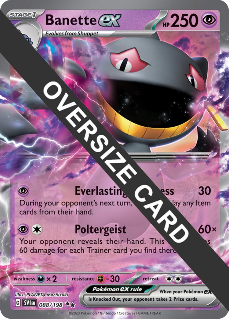 Banette ex (088) (Jumbo Card) [Scarlet & Violet: Base Set] | Event Horizon Hobbies CA