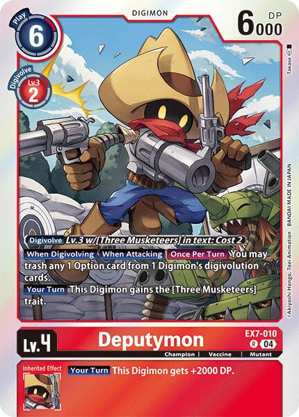 Deputymon [EX7-010] [Digimon LIBERATOR] | Event Horizon Hobbies CA