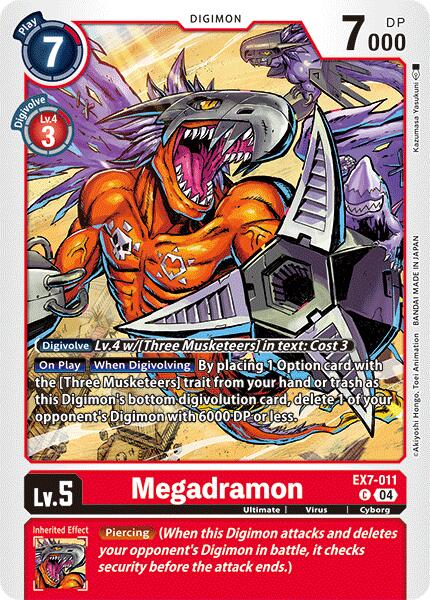 Megadramon [EX7-011] [Digimon LIBERATOR] | Event Horizon Hobbies CA