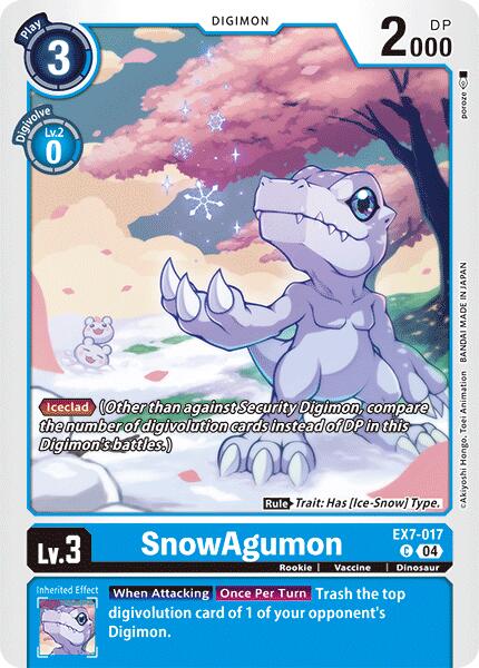 SnowAgumon [EX7-017] [Digimon LIBERATOR] | Event Horizon Hobbies CA