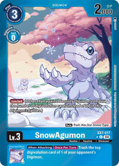 SnowAgumon [EX7-017] (Foil) [Digimon LIBERATOR] | Event Horizon Hobbies CA