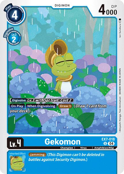 Gekomon [EX7-018] [Digimon LIBERATOR] | Event Horizon Hobbies CA