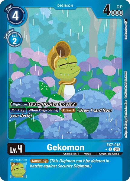 Gekomon [EX7-018] (Foil) [Digimon LIBERATOR] | Event Horizon Hobbies CA