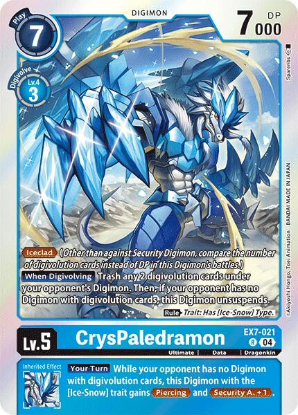 CrysPaledramon [EX7-021] [Digimon LIBERATOR] | Event Horizon Hobbies CA