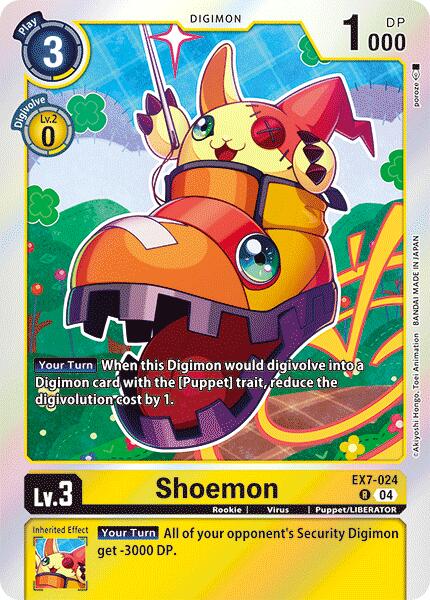 Shoemon [EX7-024] [Digimon LIBERATOR] | Event Horizon Hobbies CA