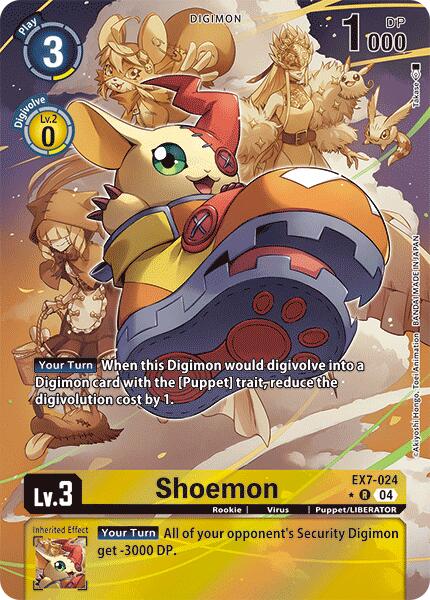 Shoemon [EX7-024] (Alternate Art) [Digimon LIBERATOR] | Event Horizon Hobbies CA