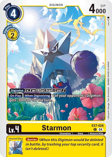 Starmon [EX7-026] [Digimon LIBERATOR] | Event Horizon Hobbies CA