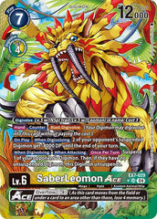 SaberLeomon ACE [EX7-029] (Alternate Art) [Digimon LIBERATOR] | Event Horizon Hobbies CA