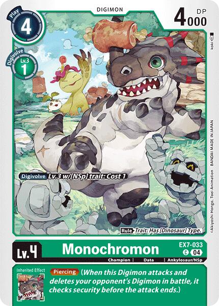 Monochromon [EX7-033] [Digimon LIBERATOR] | Event Horizon Hobbies CA