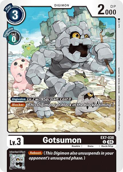 Gotsumon [EX7-038] [Digimon LIBERATOR] | Event Horizon Hobbies CA