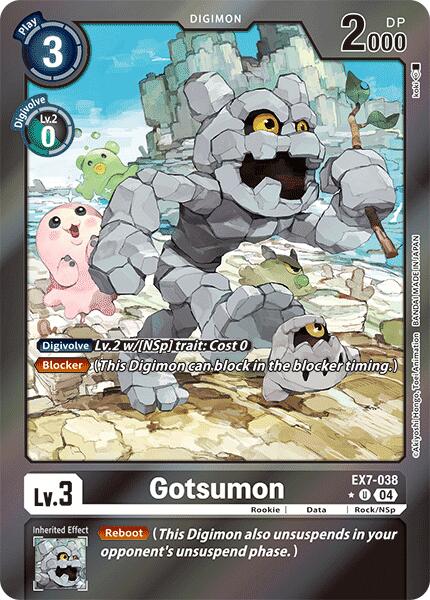 Gotsumon [EX7-038] (Foil) [Digimon LIBERATOR] | Event Horizon Hobbies CA