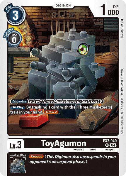 ToyAgumon [EX7-040] - EX7-040 [Digimon LIBERATOR] | Event Horizon Hobbies CA