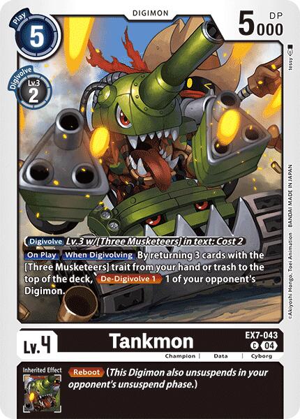 Tankmon [EX7-043] [Digimon LIBERATOR] | Event Horizon Hobbies CA