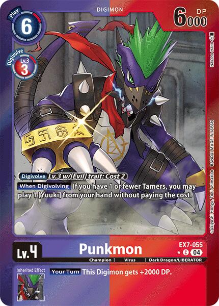 Punkmon [EX7-055] (Foil) [Digimon LIBERATOR] | Event Horizon Hobbies CA