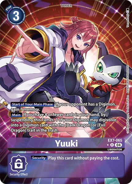 Yuuki [EX7-065] (Alternate Art) [Digimon LIBERATOR] | Event Horizon Hobbies CA