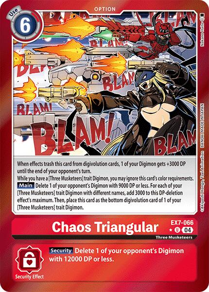 Chaos Triangular [EX7-066] (Foil) [Digimon LIBERATOR] | Event Horizon Hobbies CA