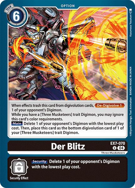 Der Blitz [EX7-070] [Digimon LIBERATOR] | Event Horizon Hobbies CA