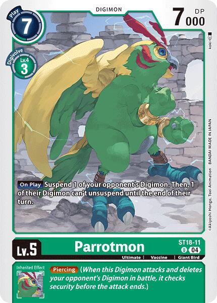 Parrotmon [ST18-11] [Starter Deck: Guardian Vortex] | Event Horizon Hobbies CA