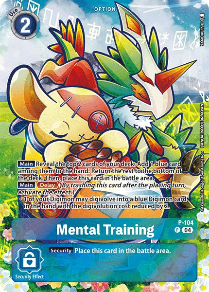 Mental Training [P-104] (Starter Deck 18 Exclusive) [Starter Deck: Guardian Vortex Promos] | Event Horizon Hobbies CA