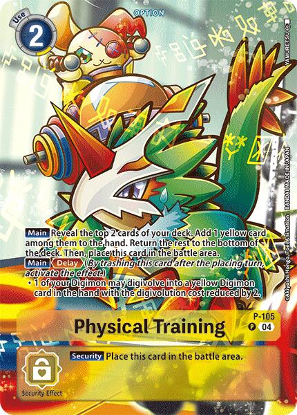 Physical Training [P-105] (Starter Deck 18 Exclusive) [Starter Deck: Guardian Vortex Promos] | Event Horizon Hobbies CA