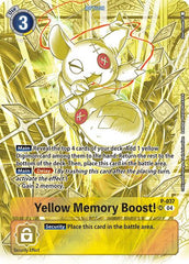 Yellow Memory Boost! [P-037] (Starter Deck 19 Exclusive) [Starter Deck: Fable Waltz Promos] | Event Horizon Hobbies CA