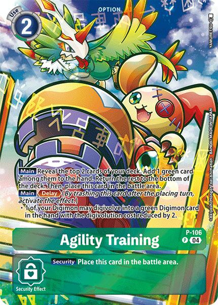 Agility Training [P-106] (Starter Deck 19 Exclusive) [Starter Deck: Fable Waltz Promos] | Event Horizon Hobbies CA