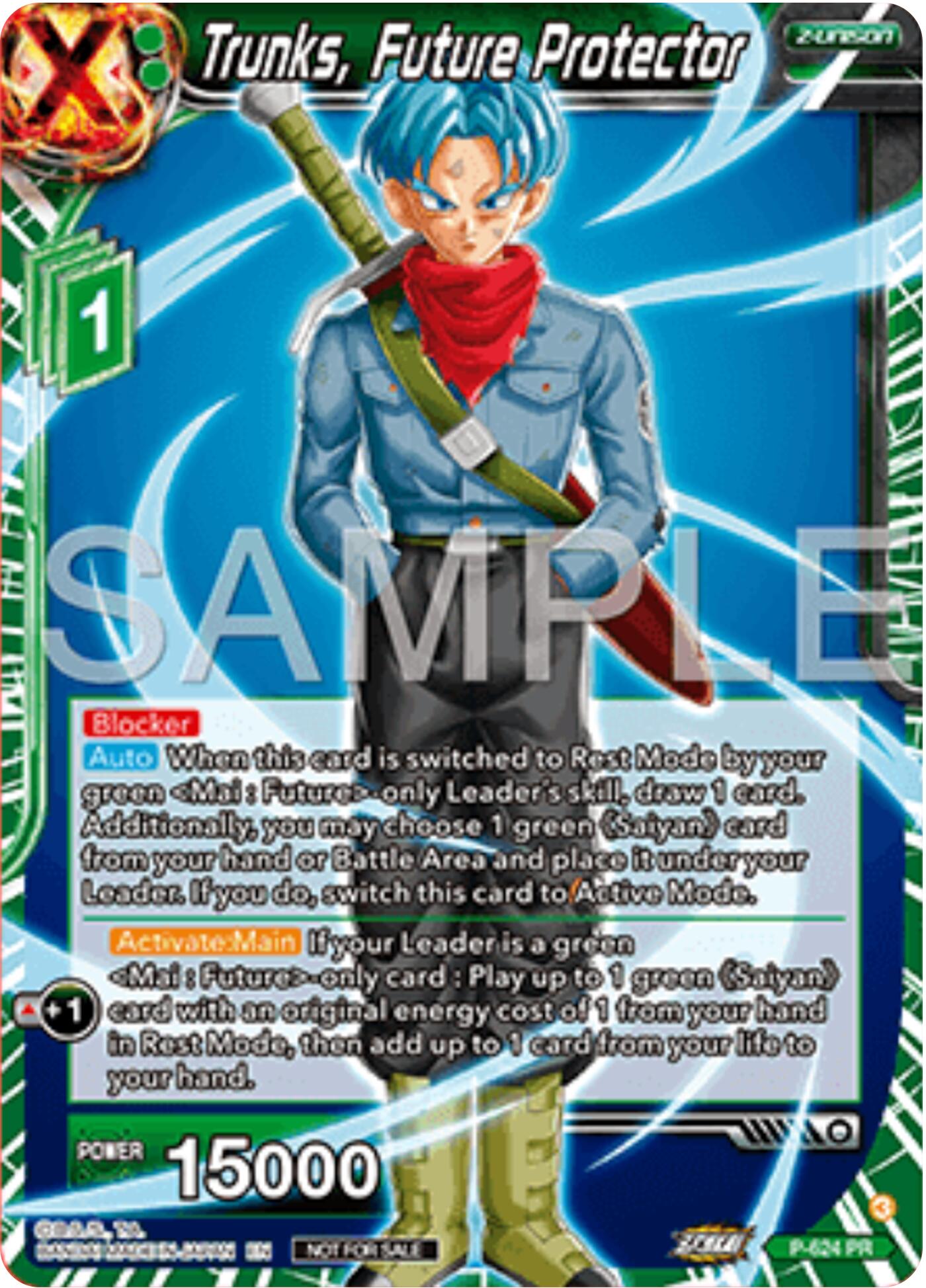 Trunks, Future Protector (P-424) [Promotion Cards] | Event Horizon Hobbies CA