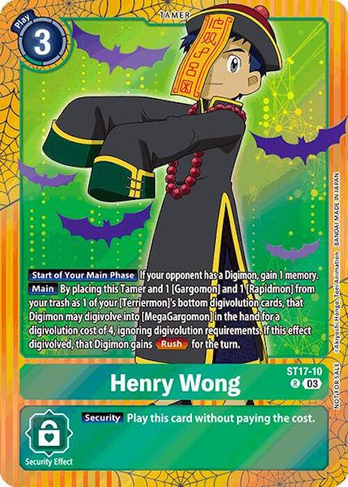 Henry Wong [ST17-10] (Halloween Event 2024) [Starter Deck: Double Typhoon Advanced Deck Set] | Event Horizon Hobbies CA