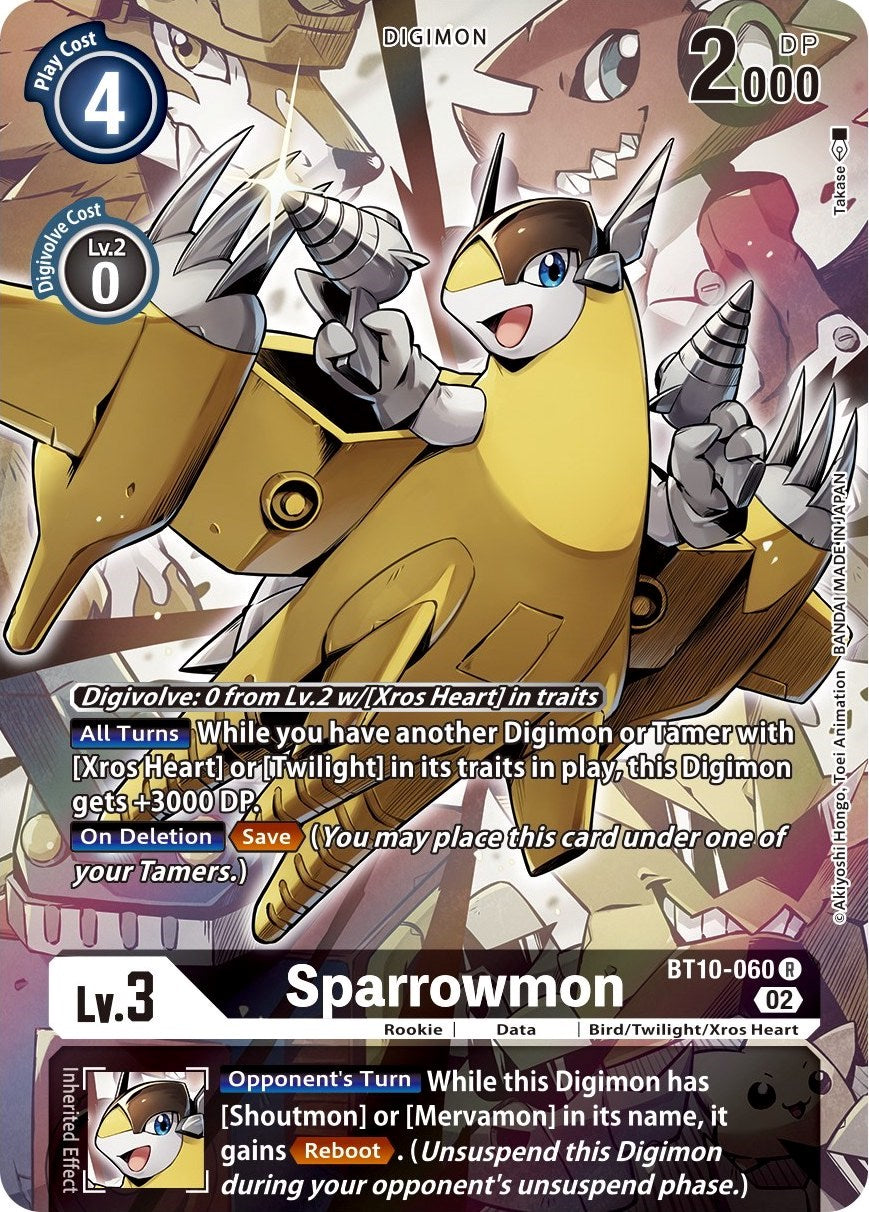 Sparrowmon [BT10-060] (Alternate Art) [Xros Encounter] | Event Horizon Hobbies CA