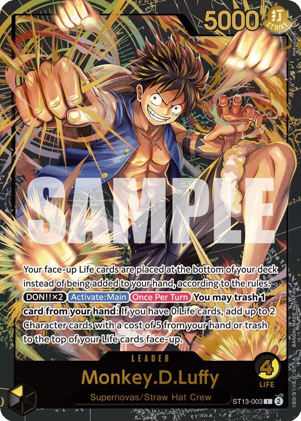 Monkey.D.Luffy (Premium Card Collection -Leader Collection-) [One Piece Promotion Cards] | Event Horizon Hobbies CA