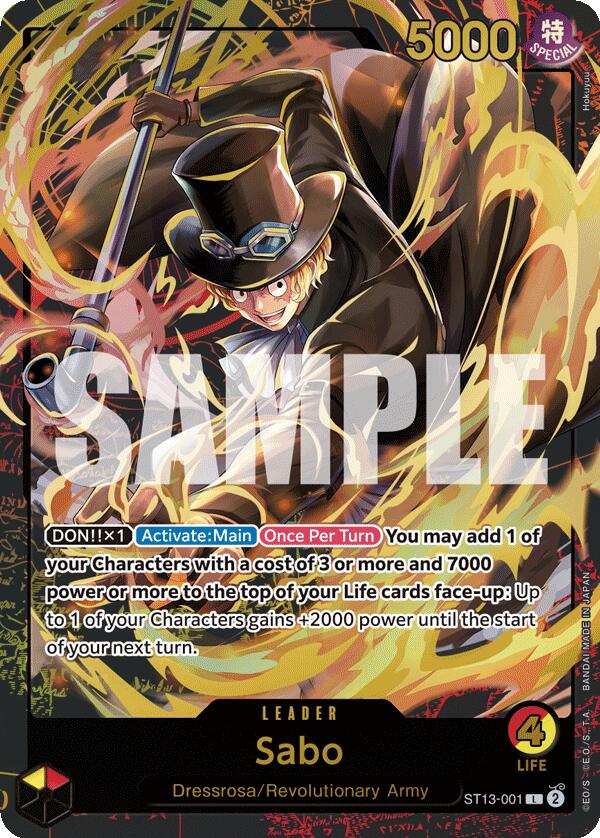 Sabo (Premium Card Collection -Leader Collection-) [One Piece Promotion Cards] | Event Horizon Hobbies CA