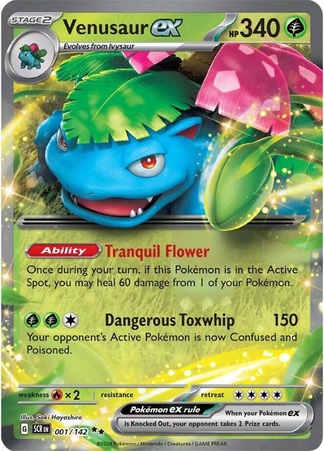 Venusaur ex (001/142) [Scarlet & Violet: Stellar Crown] | Event Horizon Hobbies CA