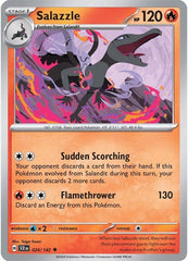 Salazzle (024/142) [Scarlet & Violet: Stellar Crown] | Event Horizon Hobbies CA